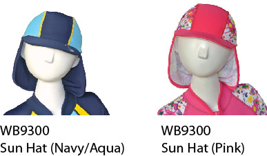 WB9300 Hat WB9300 Sun hat
UV-protection UPF 50+
Kids size
S$ 18.90